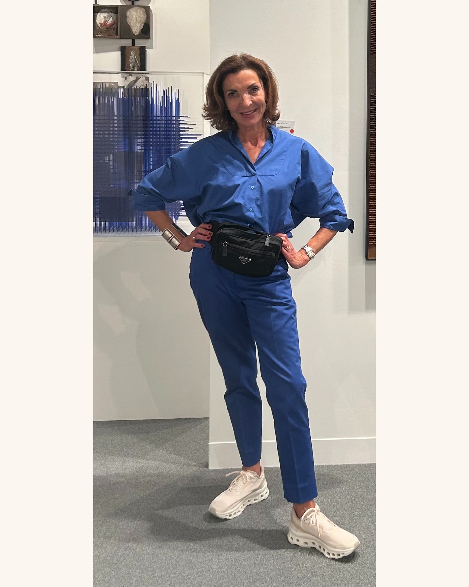 Angelika Svoboda at an art fair